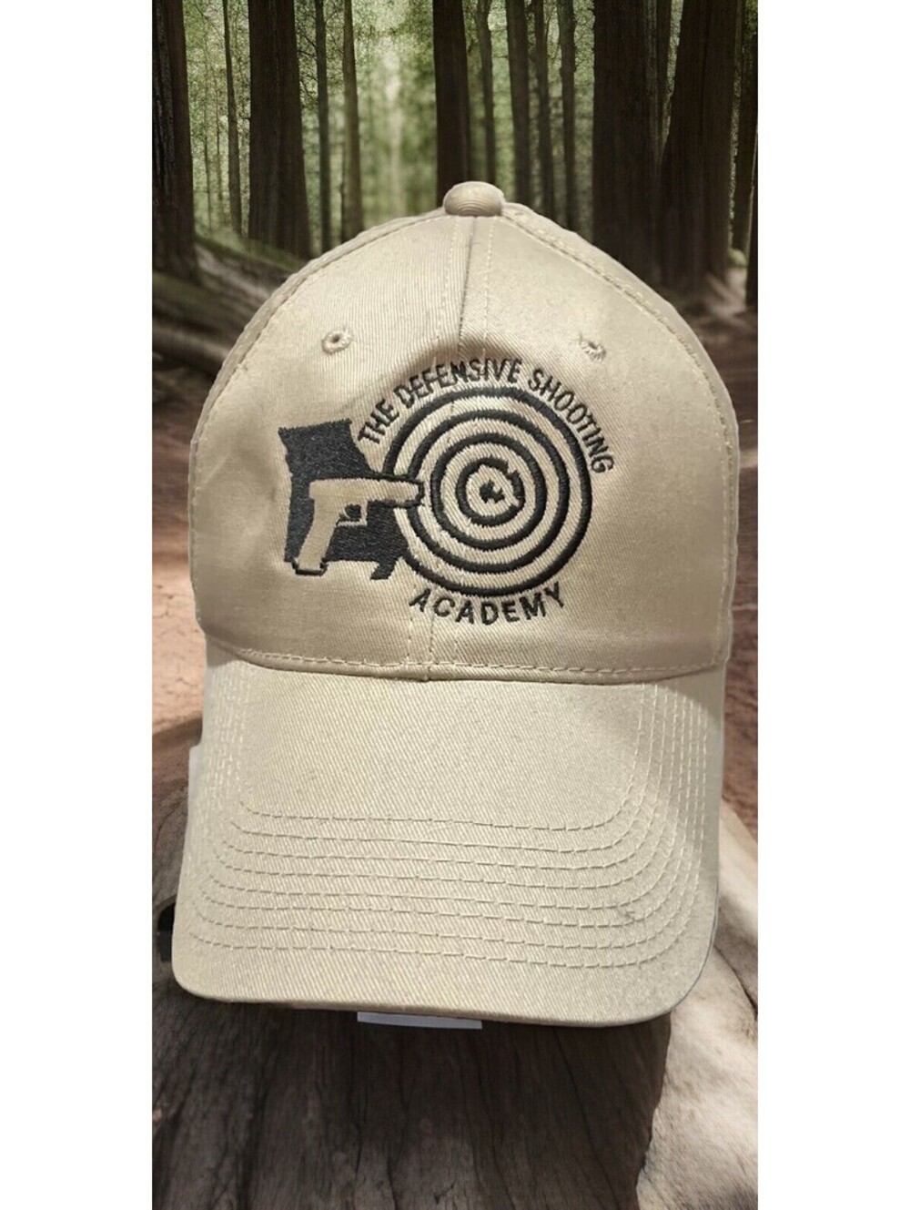 The Defensive Shooting Academy Handgun Pistols Shotgun Tan Snapback Baseball Cap